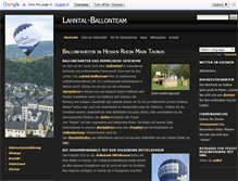 Tablet Screenshot of lahntal-ballonteam.de